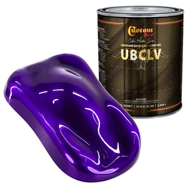 Custom Shop UCB Urethane Ultra Candy Basecoat - Royal Purple Candy Basecoat- Quart Supply