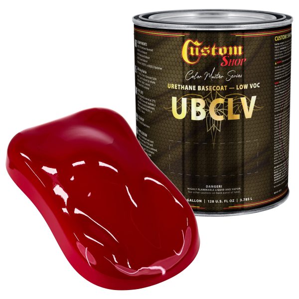 Custom Shop SBC Solid Basecoat - Cherry Red Basecoat- Gallon Sale